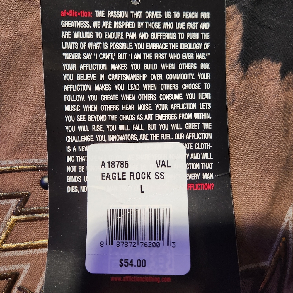 AFFLICTION EAGLE ROCK T-shirt - Picture 3 of 5